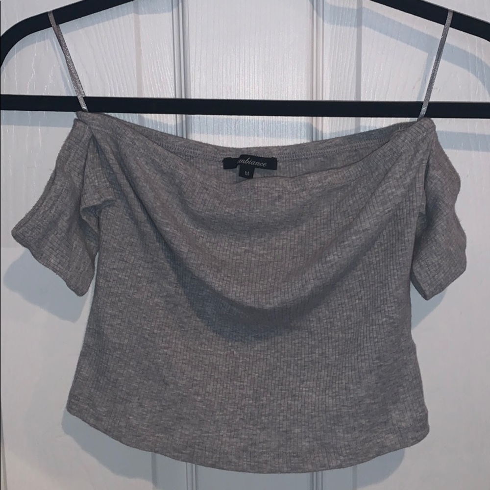 Short sleeve tube crop top